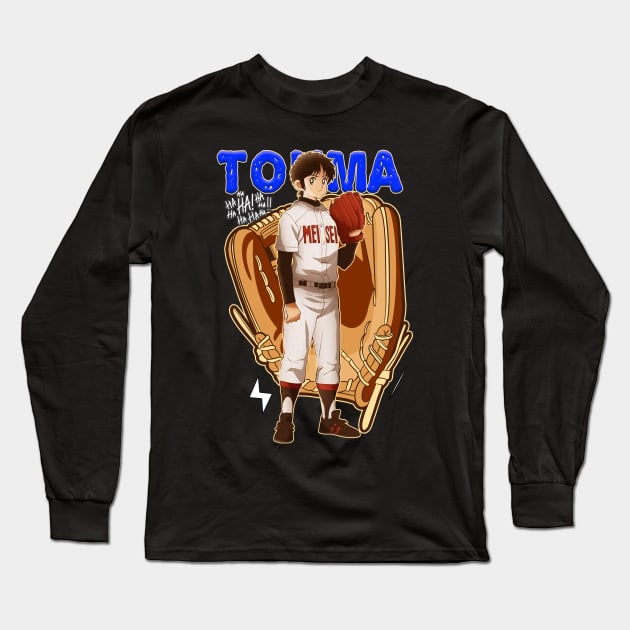 Touma Tachibana Mix 2 Long Sleeve T-Shirt by AssoDesign